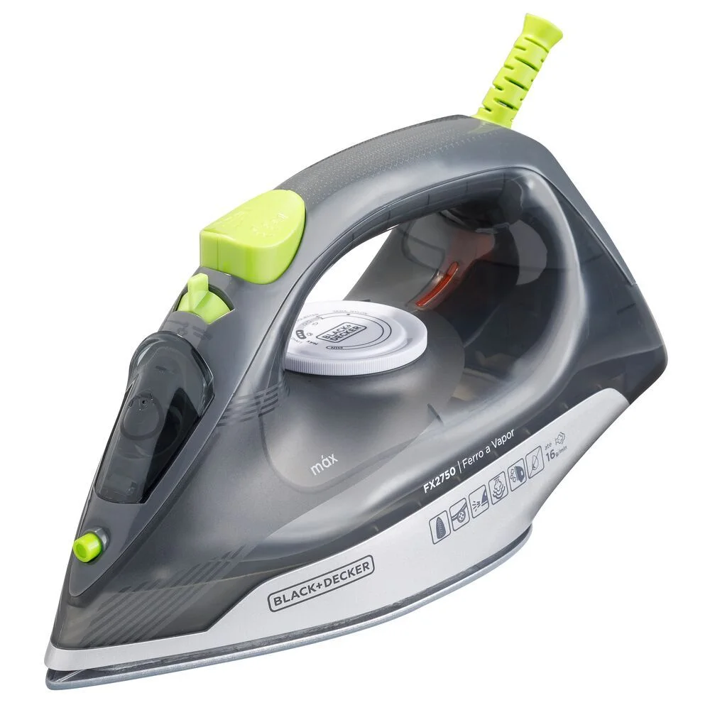 Ferro a vapor Black+Decker FX2750 cinza