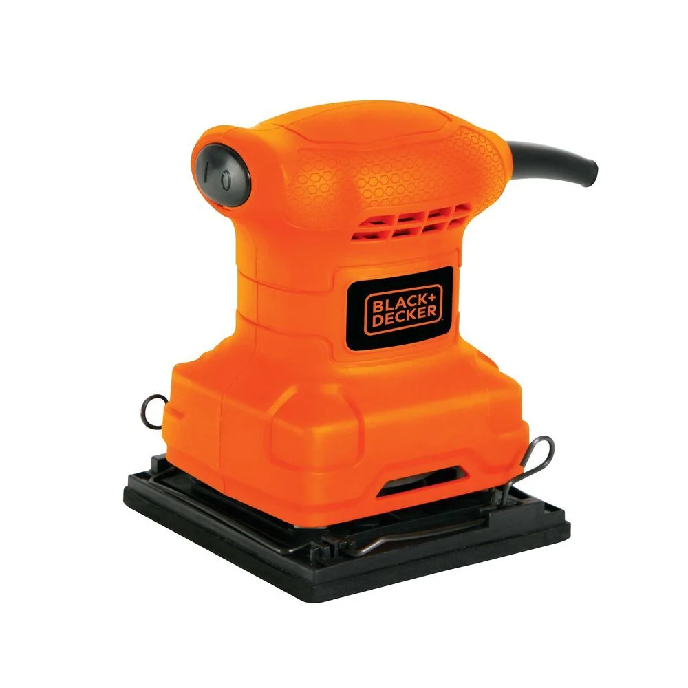 Lixadeira orbital Black+Decker BS200 laranja e preta